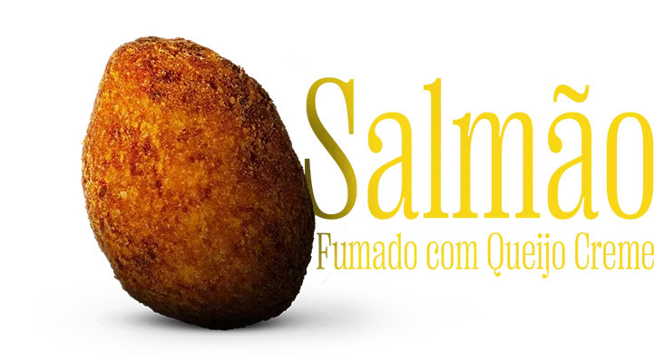 Croquete de Salmão Fumado com Queijo Creme