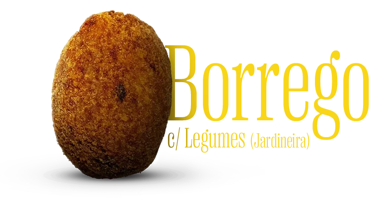 Croquete de Borrego com Legumes - Jardineira